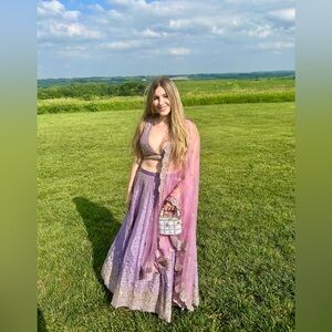 Lavender purple lehenga. Worn once